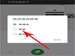 微信语音如何转换成粤语？