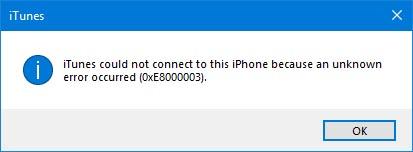 Win10系统下iTunes无法连接iPhone出现0xE8000003怎么解决