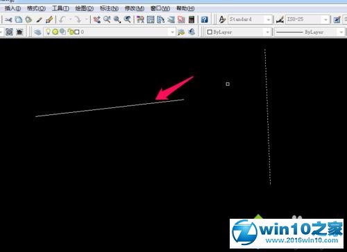 win10系统用CAD延伸直线的操作方法