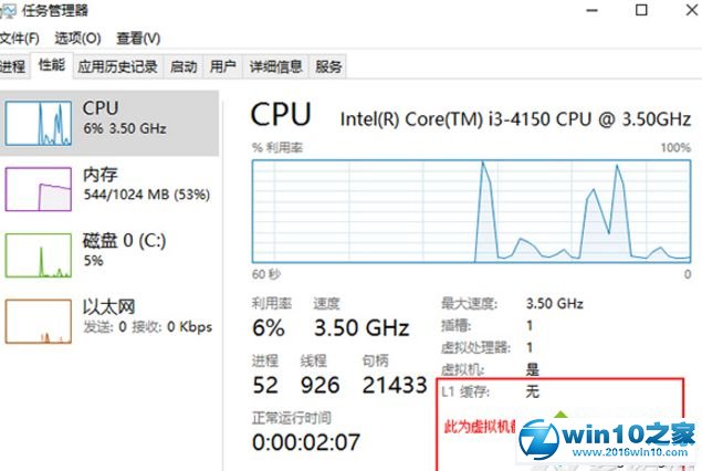 win10系统查看CPU二级缓存大小的操作方法