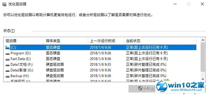 win10系统查看电脑有无SSD固态硬盘的操作方法