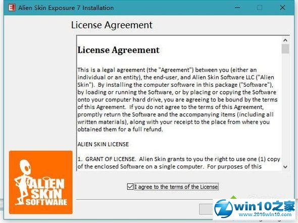 win10系统安装Alien Skin Exposure 7的操作方法