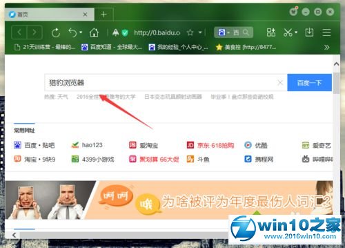 win10系统安装猎豹浏览器的操作方法