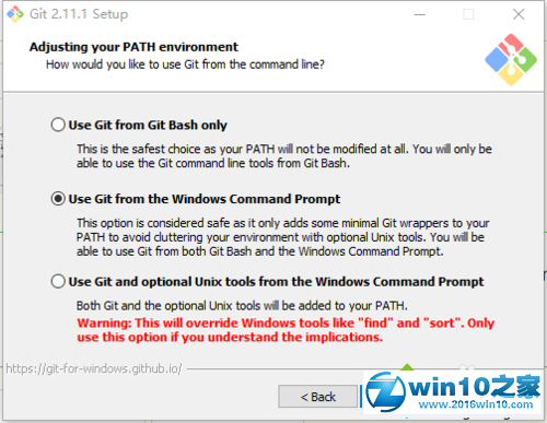 win10系统安装Git_2.11.1的操作方法
