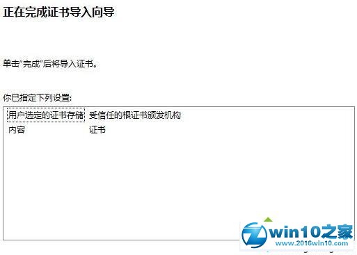 win10系统安装根证书失败的解决方法