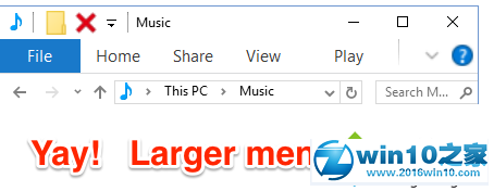 win10系统更改菜单条大小的操作方法