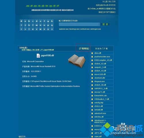 下载并放入pgort100.dll的步骤2