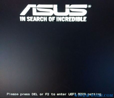 开机显示please press DEL or F2 enter UEFI BIOS setting什么意思?