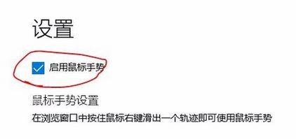 windows edge 鼠标手势怎么关？