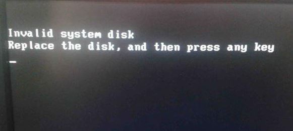 Windows 10 无法开机 invalid system disk 的解决方法！