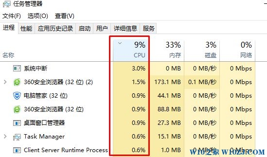 Win10怎么看cpu使用率？Win10查看CPU使用率的方法